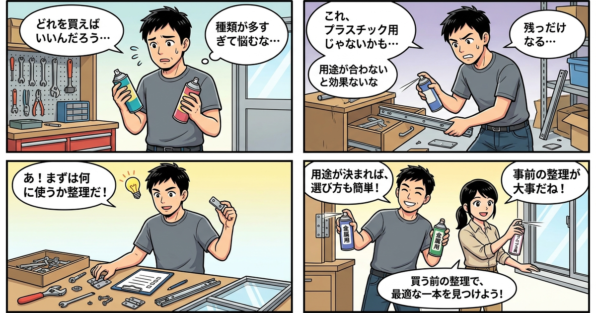 まとめ:シリコンスプレーのおすすめは「買う前の整理」で決まる